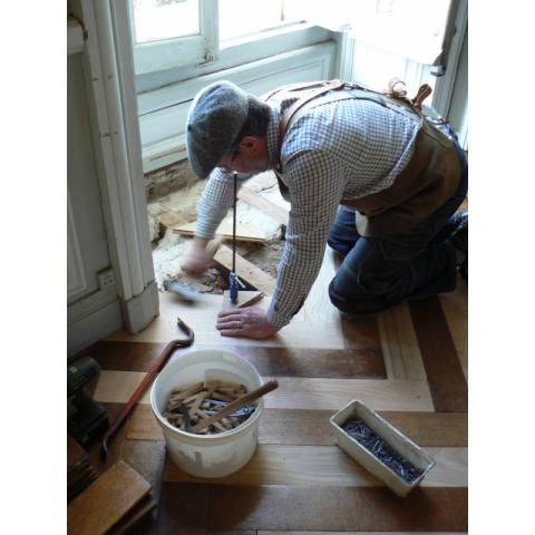 Parquet Château Montgeoffroy à Mazé